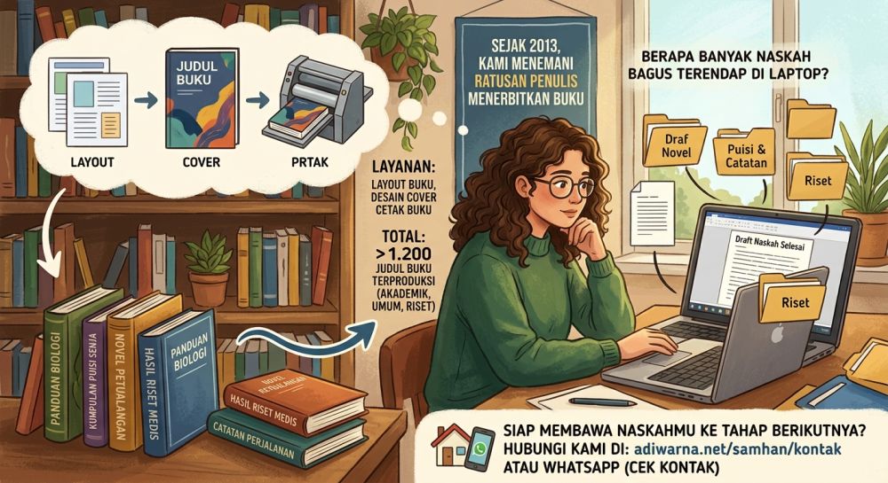 Naskahmu Sudah Selesai? Saatnya Jadi Buku Sungguhan